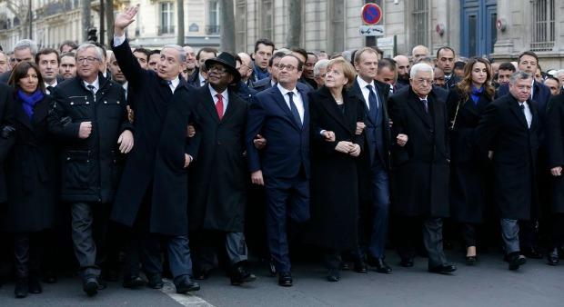 Terror in Paris: Staatschefs gar nicht an Spitze des Trauermarschs