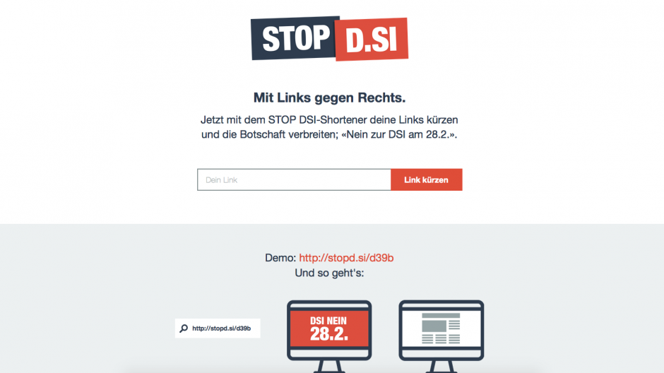 Freundliche Grüsse: URL-Shortener als Kampagnenmittel