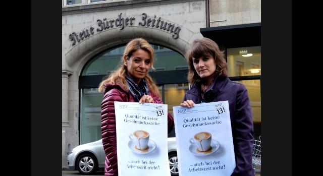 Syndicom/impressum: Diesmal wird die NZZ angezeigt