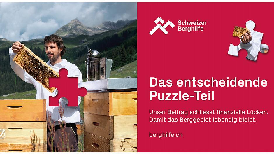 MetaDesign: Berghilfe wirbt um das letzte Puzzleteil