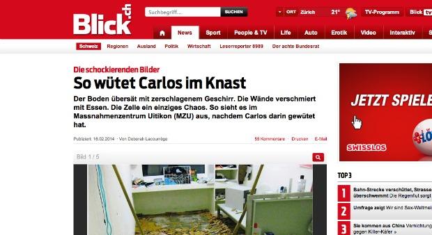 Fall Carlos: Staatsanwaltschaft kann wegen Fotos aus MZU ermitteln