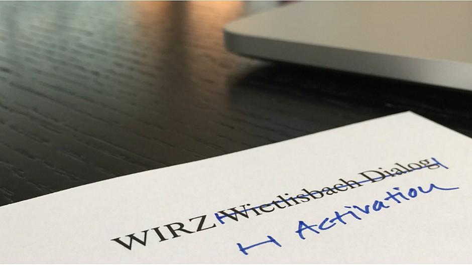Wirz Activation: Der Name Wirz Wietlisbach Dialog verschwindet
