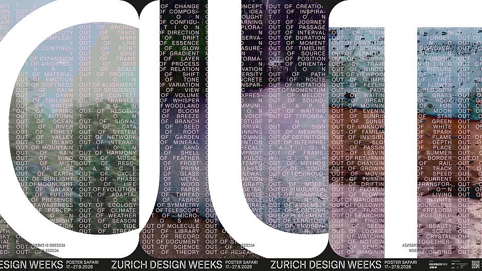 Poster Safari: Zurich Design Weeks in Plakatform