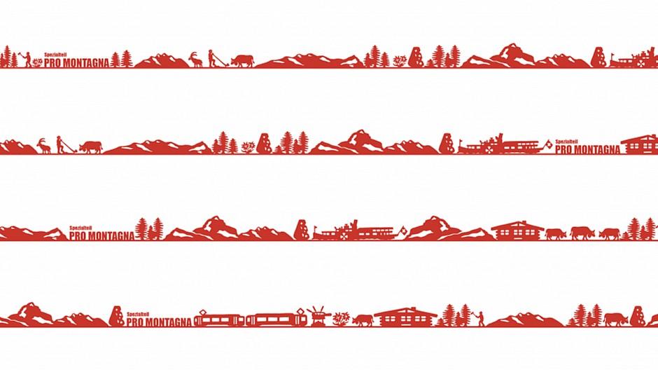 Ludek Martschini: Die Schweiz in 16 Scherenschnitten
