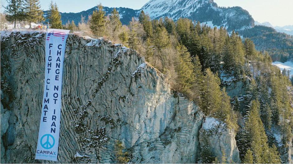 WEF Davos: Eine Botschaft an Trump oberhalb vom Walensee
