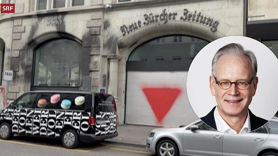 NZZ: Eric Gujer äussert sich zu Farbanschlag