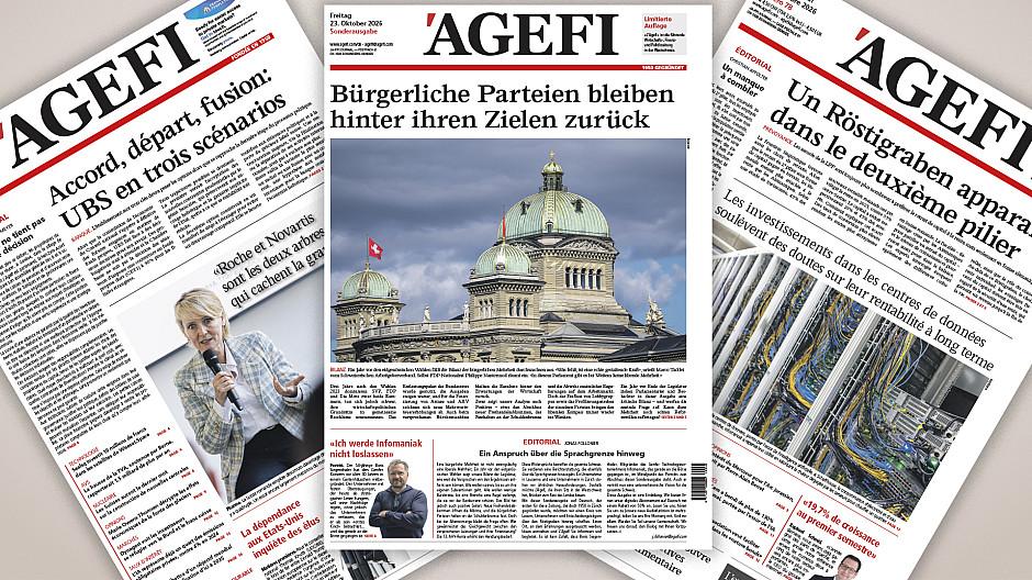 L’Agefi: Erste Print-Sonderausgabe auf Deutsch