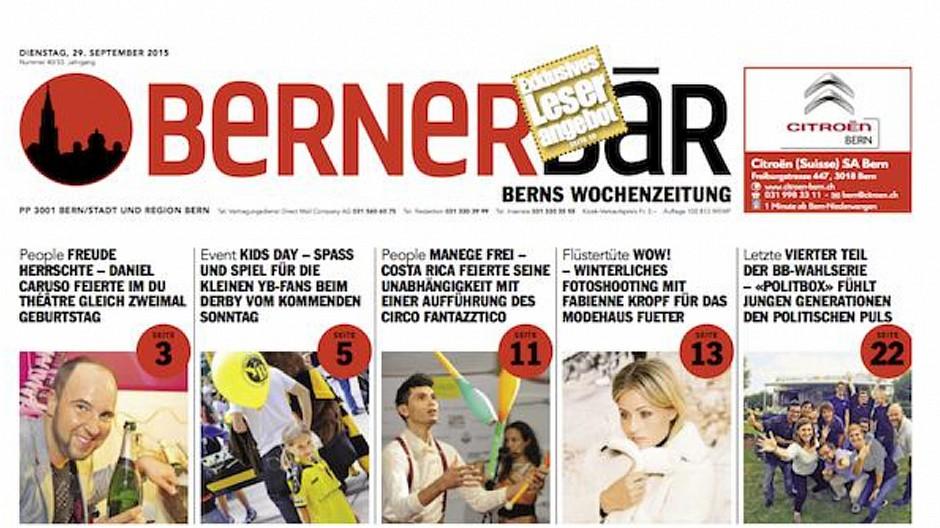 Tamedia: Espace Media stösst Bernerbär ab