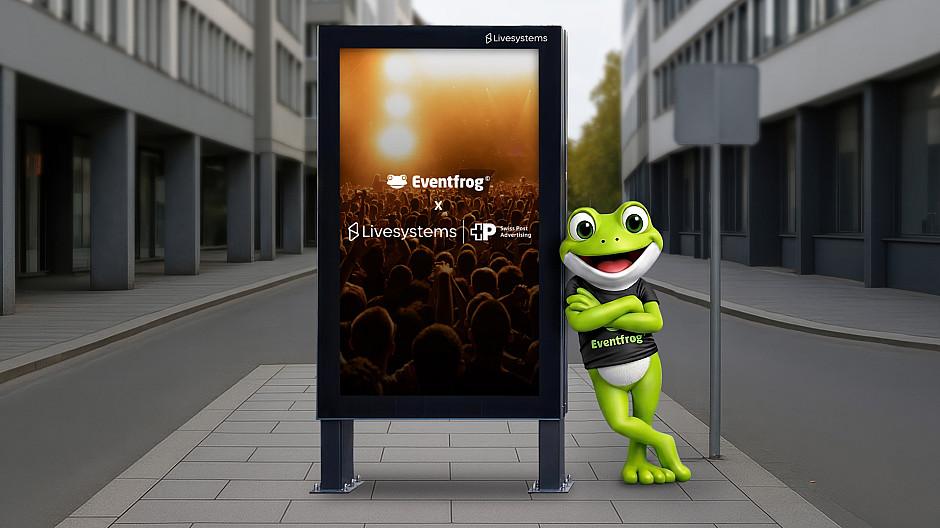 Eventfrog: Events auf über 13'000 digitale Screens