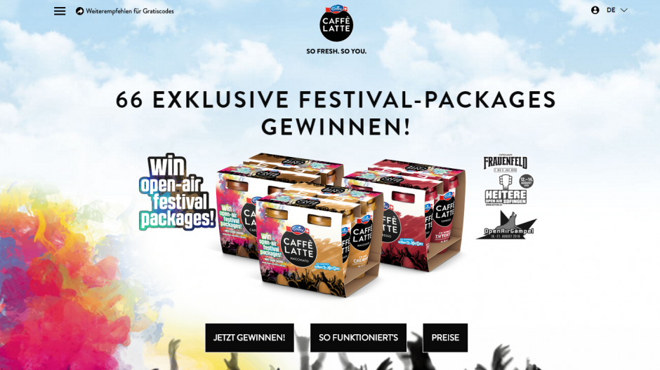 Responsive: Packen für ein Festivalpackage