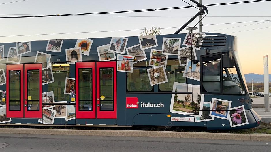 Ifolor: Fotos auf Tramschienen unterwegs