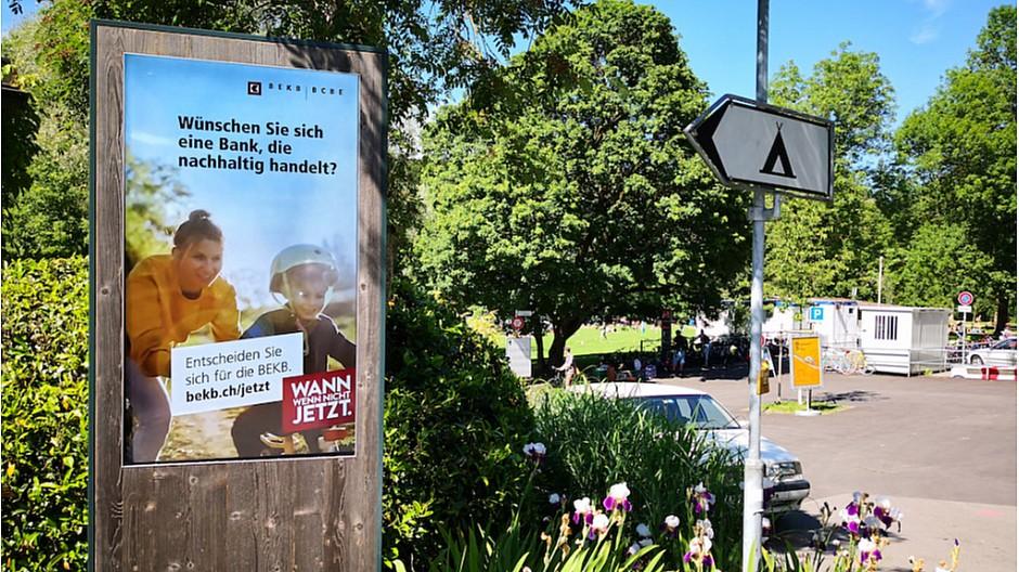 Neo Advertising: Freibäder in Bern mit Screens ausgestattet