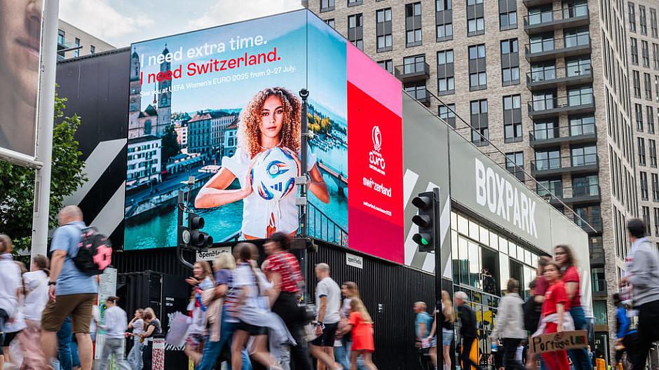 Schweiz Tourismus: Fussball-EM stellte die Schweiz ins internationale Schaufenster