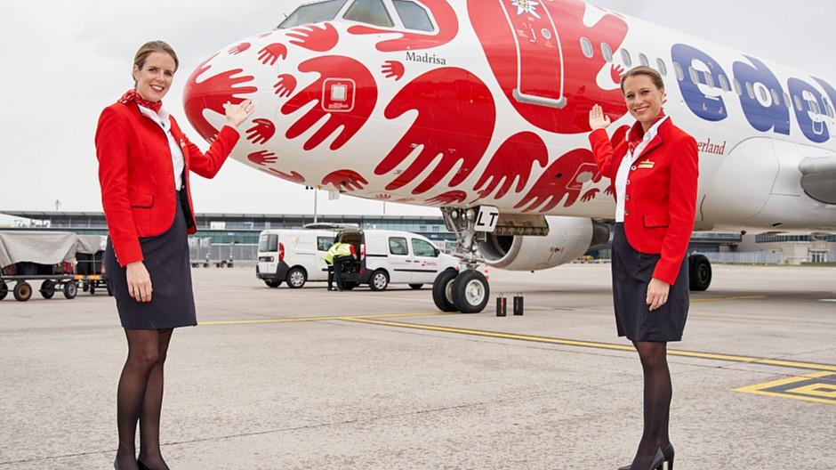 Edelweiss: Airbus A320 in Help-Alliance-Design
