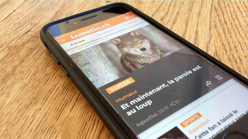 Tamedia: «Le Matin» mit neuer App und frischem Logo