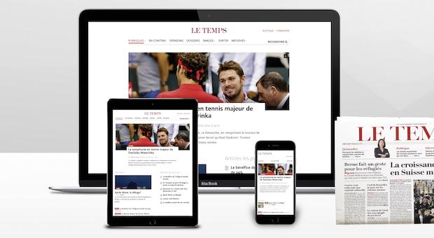 Ringier: "Le Temps" erscheint mit rundum erneuertem Auftritt