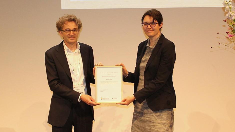 Economic Journalism Award: Mathilde Farine geehrt