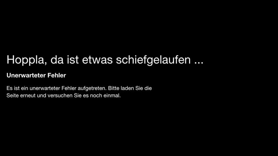 Netflix: Mattscheibe beim Streaming-Dienst