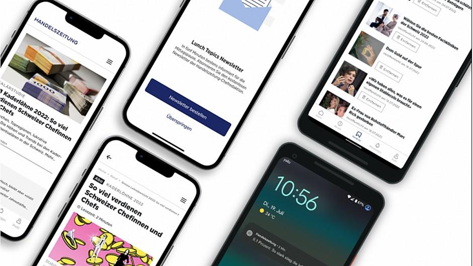 Handelszeitung: Neue App lanciert, E-Paper-App erneuert