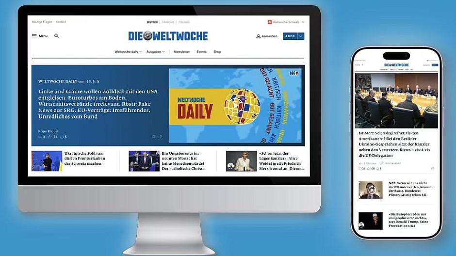 Weltwoche: Neuer Digitalauftritt der Wochenzeitung