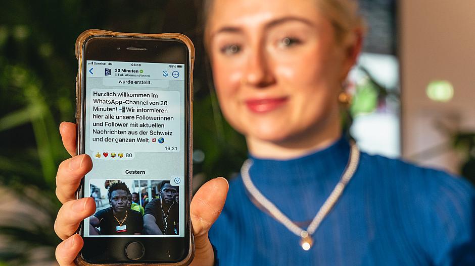 20 Minuten: Pendlermedium neu auf WhatsApp-Kanal präsent
