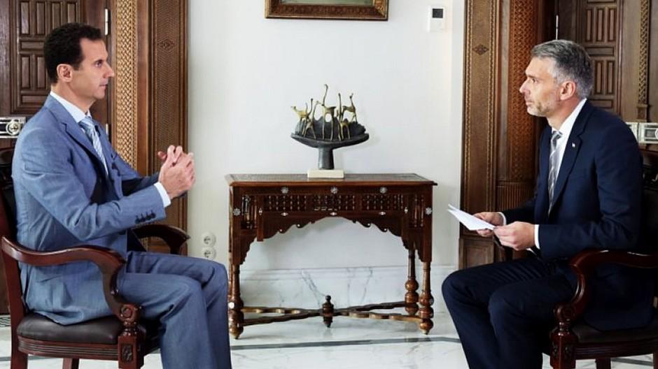 Rundschau: Sandro Brotz interviewte Syriens Machthaber