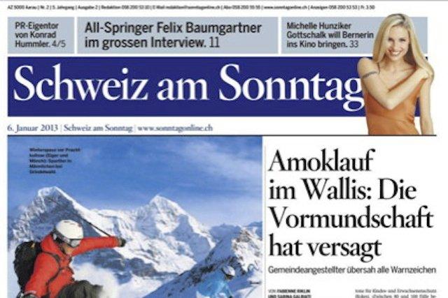 Schweiz am Sonntag: Neue Sonntagszeitung ist erschienen
