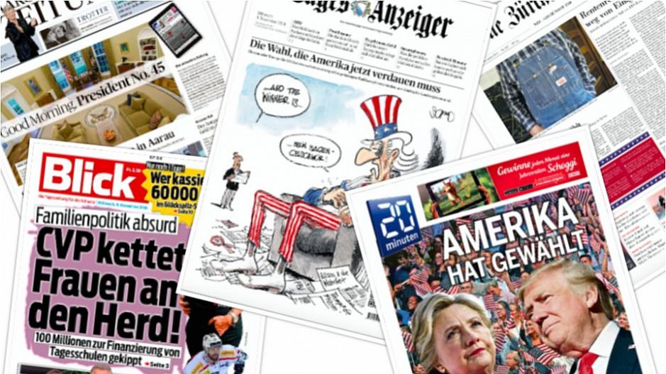 US-Wahlen: Ergebnis nach Redaktionsschluss: So sehen die Frontseiten aus