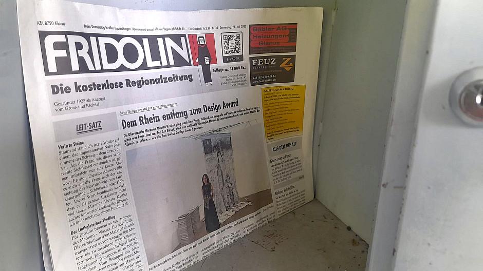 Fridolin: Somedia übernimmt Glarner Gratiszeitung