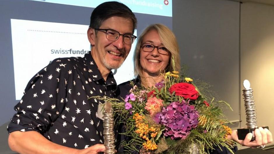 Swissfundraising: Sozialwerke Pfarrer Sieber doppelt ausgezeichnet