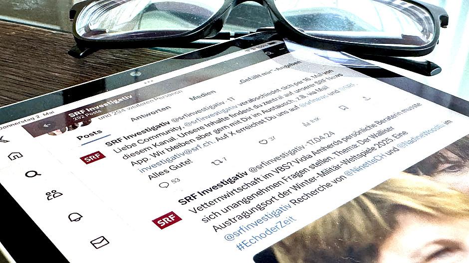 Medien auf X: SRF macht gleich elf Kanäle dicht