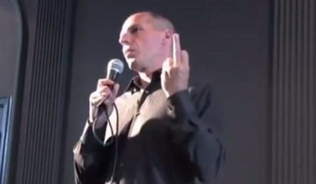 Günther Jauch: Yanis Varoufakis twittert echtes Stinkefinger-Video