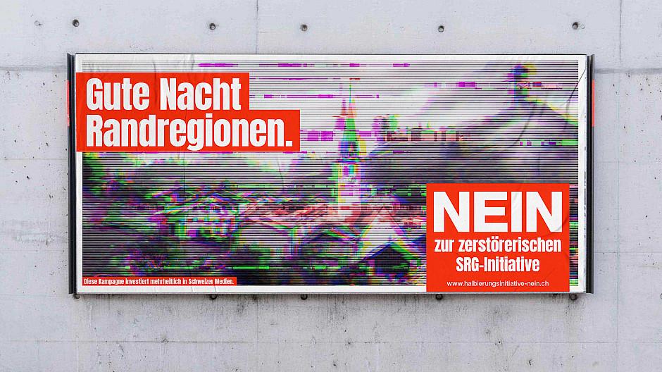DS Studio: Störbild-Sujets gegen Halbierungsinitiative