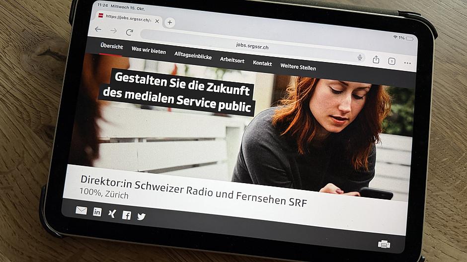 SRF: Vielleicht auch Abstimmungskämpfer und Abbaumanager