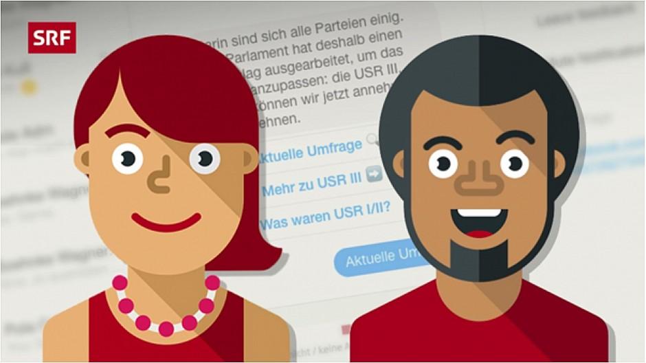 SRF: Mit Jana und Nino über die Abstimmungen chatten