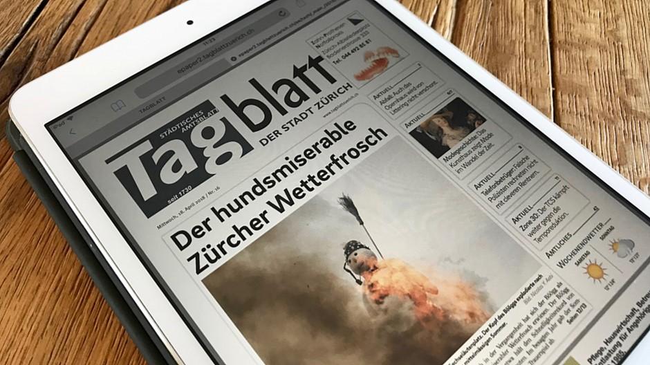 Tagblatt der Stadt Zürich: Zeitungshaus AG übernimmt Blatt komplett