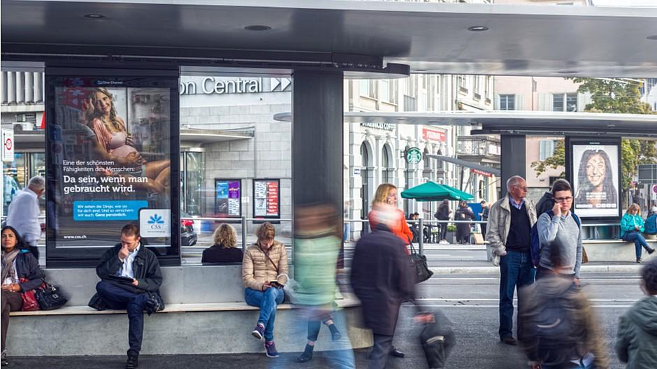 Clear Channel: Zürcher Central kann gebucht werden
